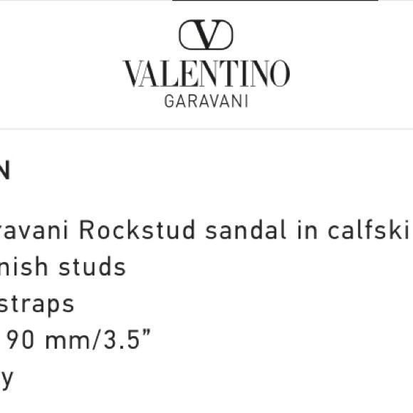 Valentino Garavani | Black Rockstud Ankle Strap Gladiator Sandal - Picture 10 of 10